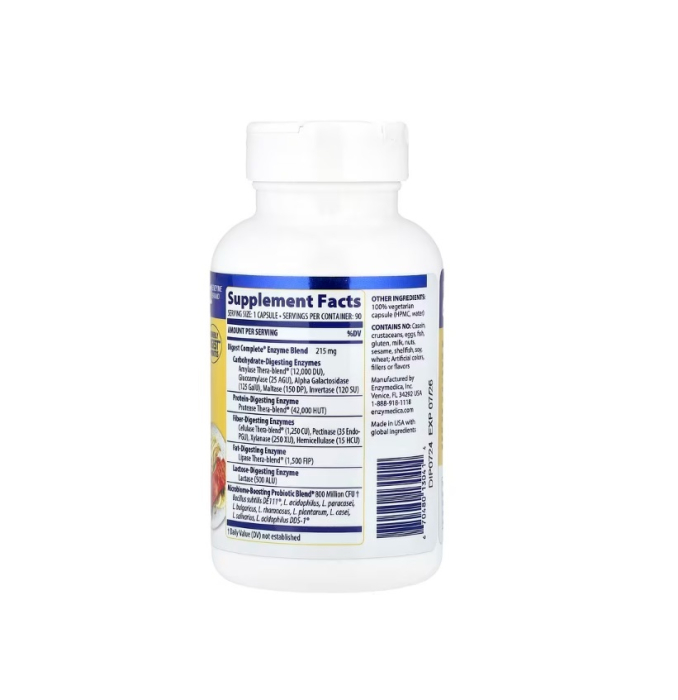 Digest +Probiotics 90 Capsule - Enzymedica [2]