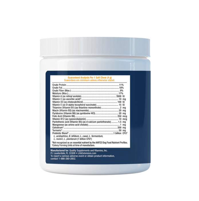 DOG Multivitamin & Probiotics 90 capsule - Life Extension [2]
