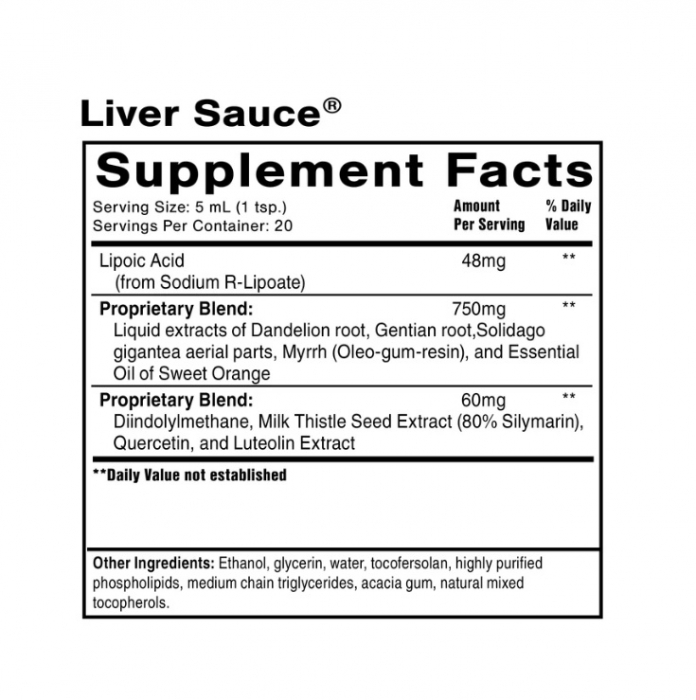 Dr. Shade’s Liver Sauce Nanoformulated 100ml - Quicksilver Scientific [2]