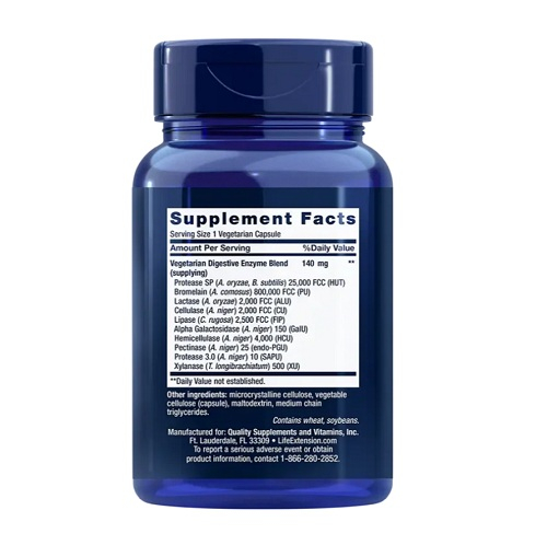 Enhanced Super Digestive Enzymes 60 capsule - Life Extension [2]