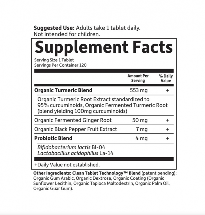 Extra Strength Turmeric Inflammatory Response 120 Tablete - Garden of Life [2]