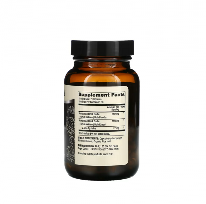 Fermented Black Garlic 60 Capsule - Dr. Mercola [2]