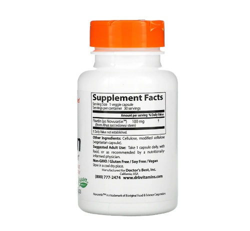 Fisetin with Novusetin 100 mg 30 Capsule - Doctor's Best [2]