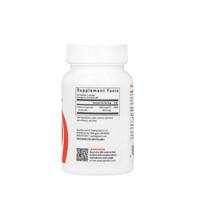 Folinic Acid 60 Capsule - Seeking Health [2]