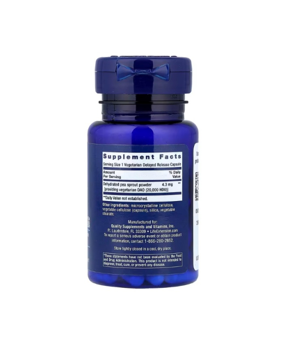 Food Sensitivity Relief with Diamine Oxidase (DAO) 60 capsule - Life Extension [2]