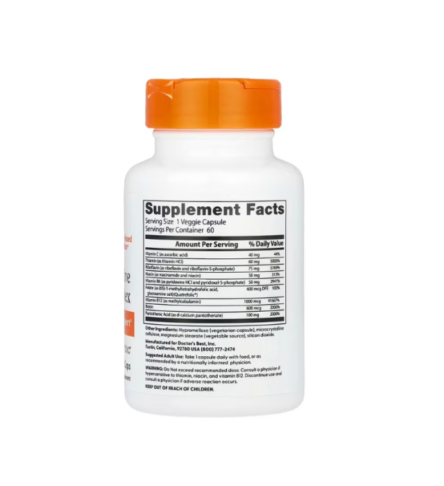 Fully Active B Complex with Quatrefolic 60 Capsule - Doctor's Best [2]