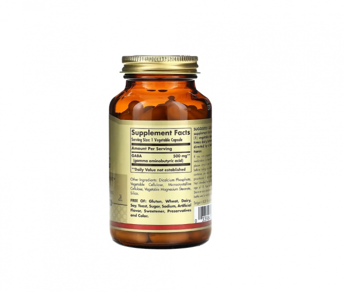 GABA 500 mg 100 capsule vegetale - Solgar [2]