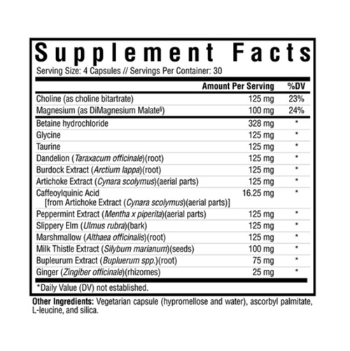 Gallbladder Nutrients 120 Capsule - Seeking Health [4]