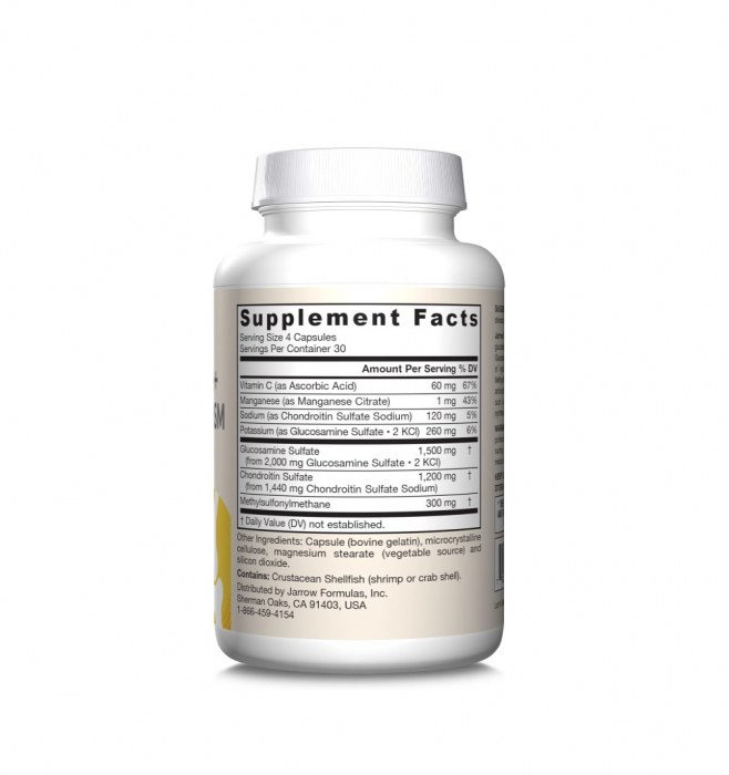 Glucosamine + Chondroitin + MSM 120 capsule - Jarrow Formulas [2]