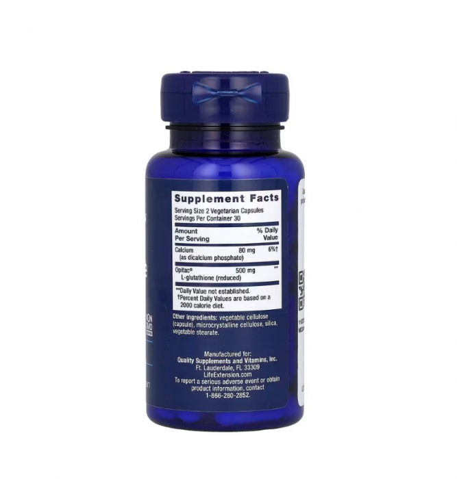 Glutathione (Gluten Free) 60 capsule - Life Extension [2]