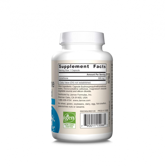 Glutathione Reduced 500mg 120 capsule - Jarrow Formulas [2]