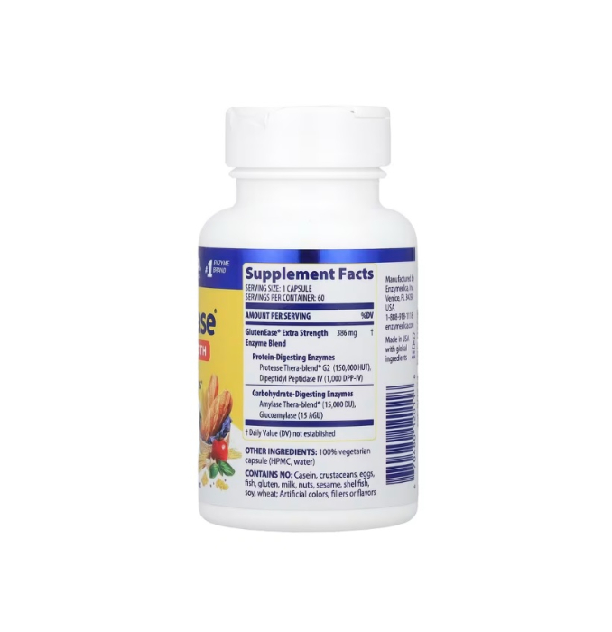 GlutenEase Extra Strength 60 capsule - Enzymedica [2]