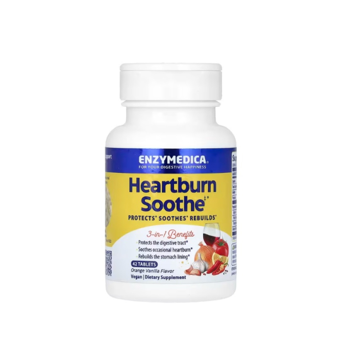 Heartburn Soothe (Pt. Arsuri Stomacale) 42 tablete - Enzymedica [3]