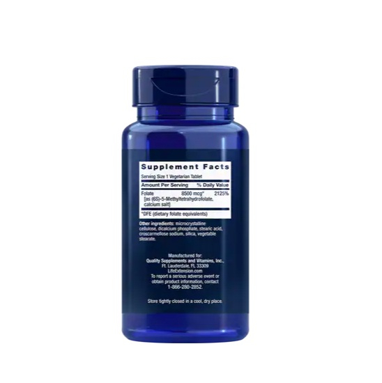 High Potency Optimized Folate 8500mcg 30 Capsule - Life Extension [2]