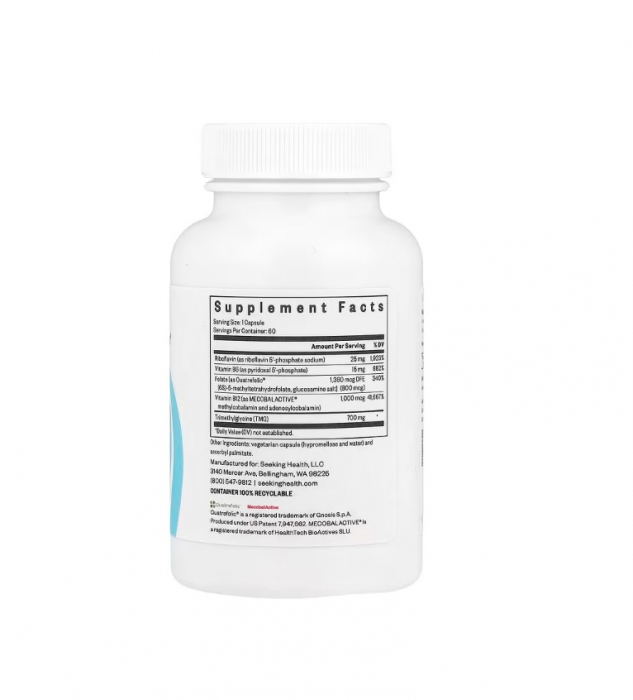 Homocysteine Nutrients (HomocysteX Plus) 60 capsule - Seeking Health [2]