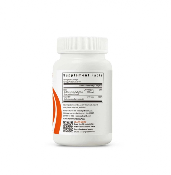 Hydroxo B12 with Folinic Acid 60 capsule - Seeking Health [2]