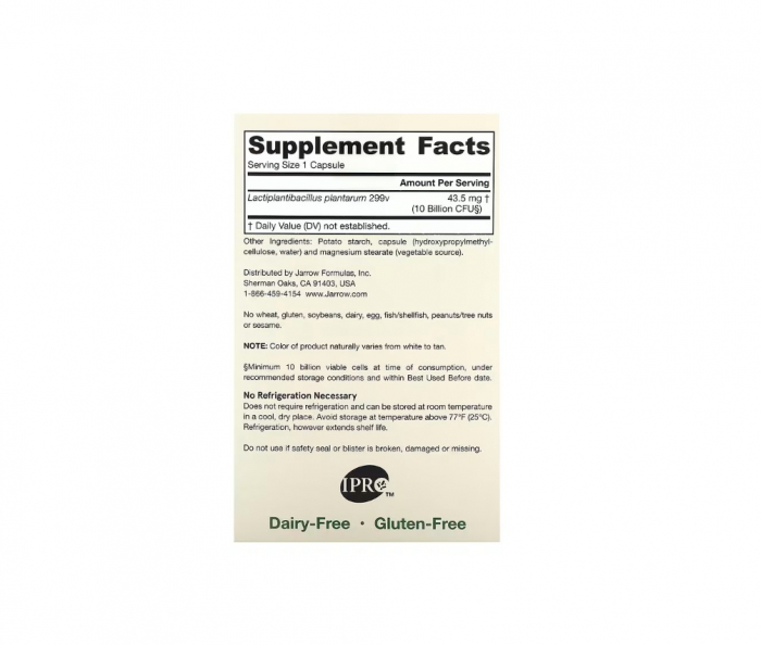Ideal Bowel Support 10 Billion CFU 30 capsule vegetale - Jarrow Formulas [2]