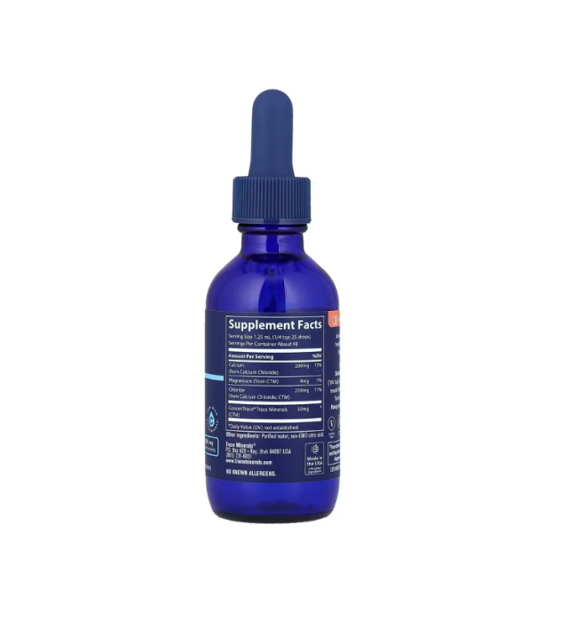 Ionic Calcium (Calciu Ionic) 200mg 59 ml - Trace Minerals [2]