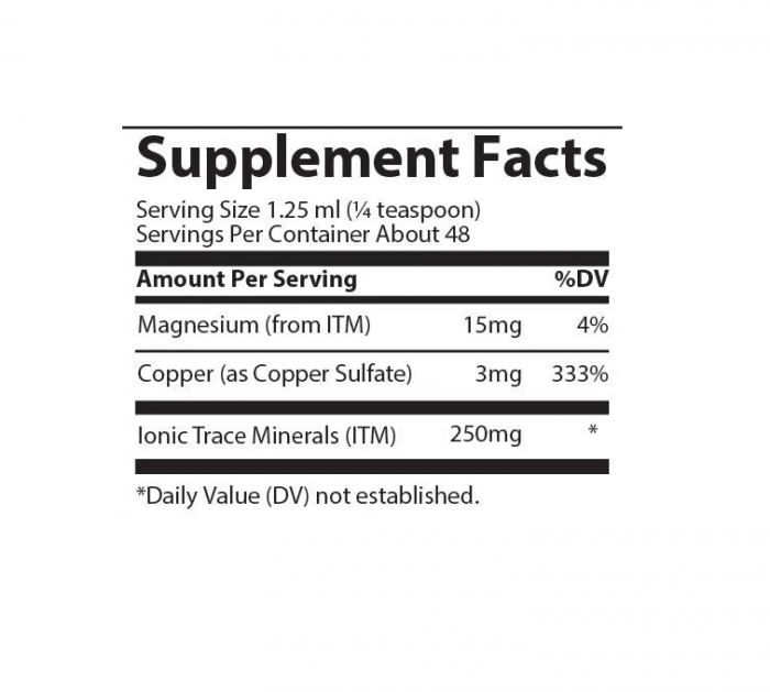 Ionic Copper 3mg 59 ml - Trace Minerals [2]