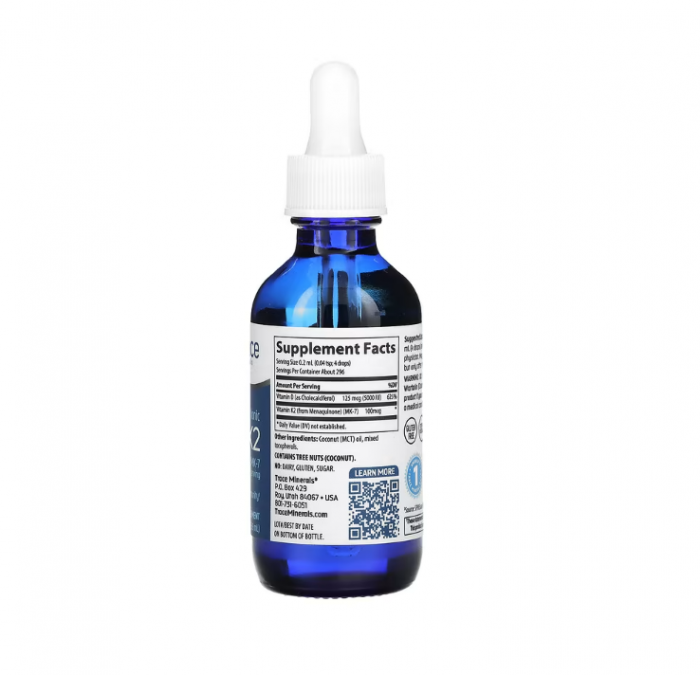 Ionic Vitamin D3 + K2 59ml - Trace Minerals [2]