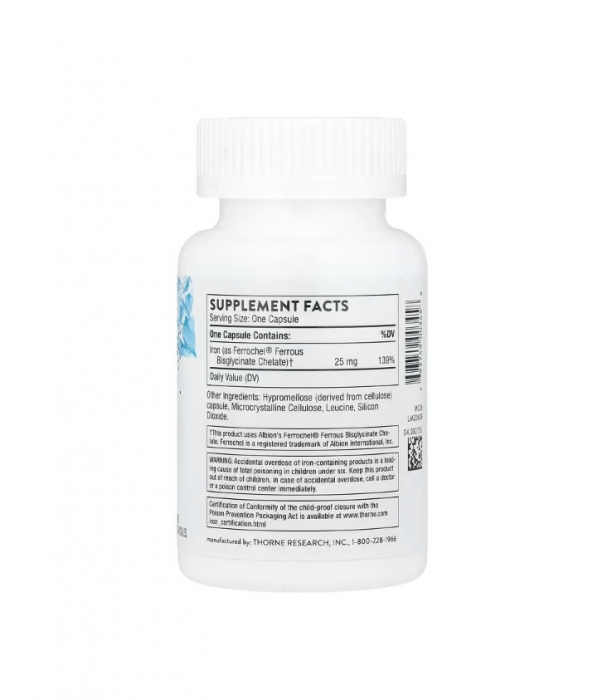 Iron Bisglycinate 60 capsule - Thorne [2]