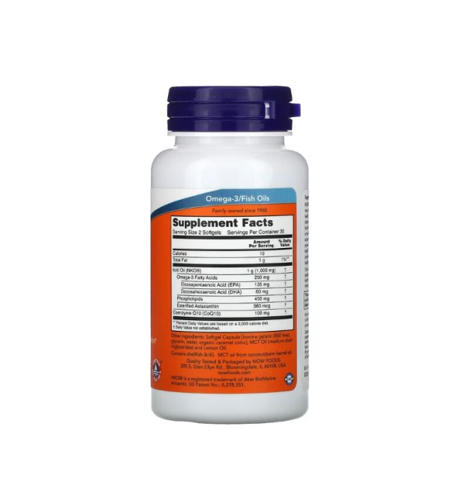 Krill & CoQ10 60 capsule moi - NOW Foods [2]
