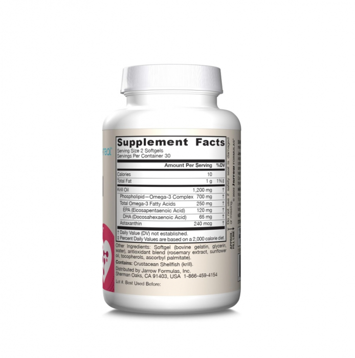 Krill Oil 600mg 60 capsule - Jarrow Formulas [2]