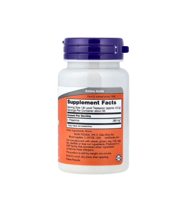 L-Theanine Pure Powder 28g - NOW Foods [2]