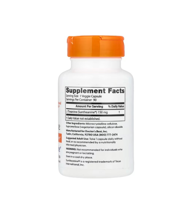 L-Theanine with Suntheanine 150mg 90Capsule - Doctor's Best [2]