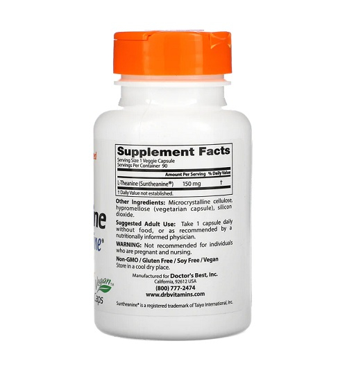 L-Theanine with Suntheanine 150mg 90Capsule - Doctor's Best [2]