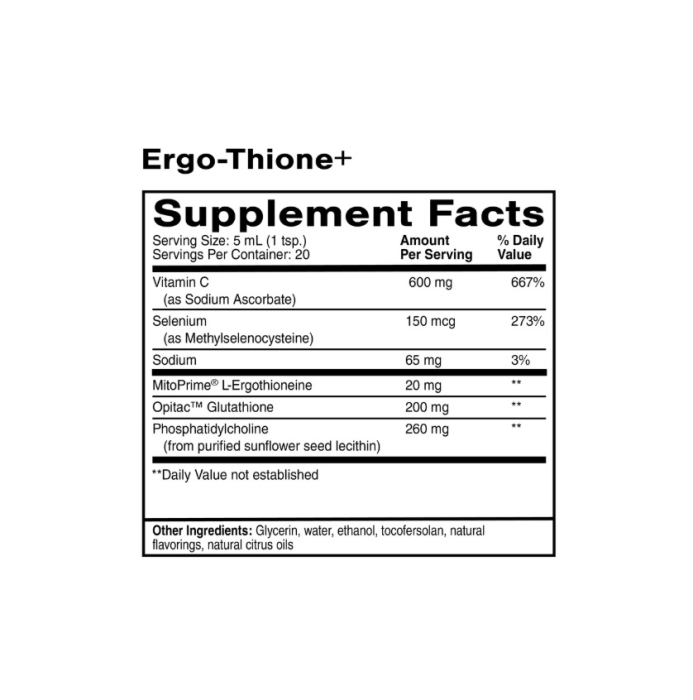 Liposomal Ergo-Thione+ 100 ml. - Quicksilver Scientific [2]