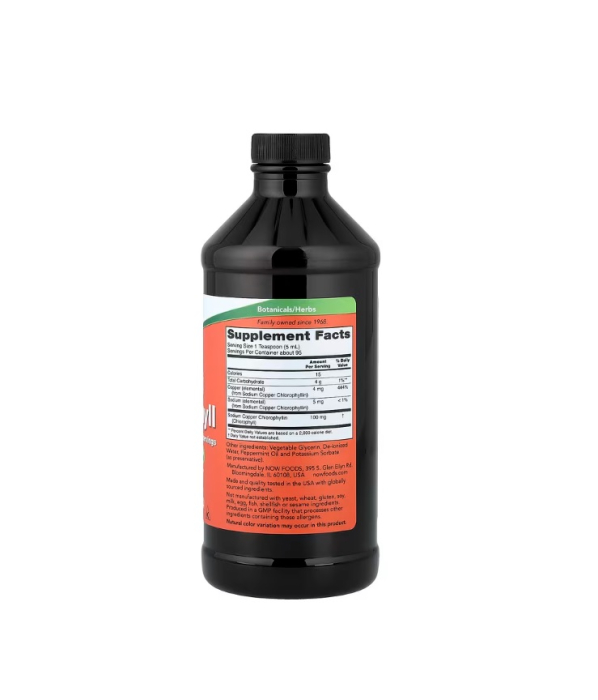 Liquid Chlorophyll Natural Mint 473 ml - NOW Foods [2]