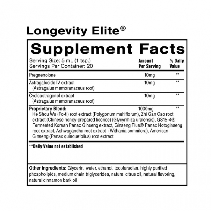 Longevity Elite Liposomal 100ml - Quicksilver Scientific [2]