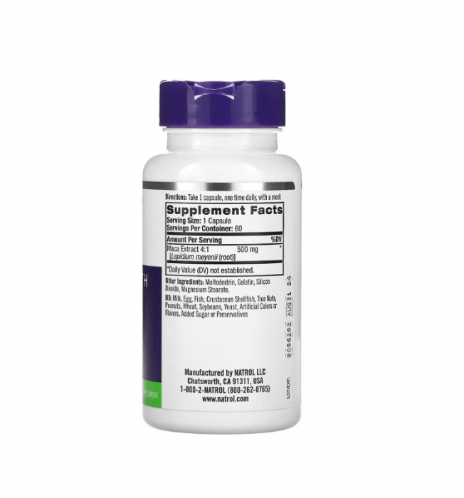 Maca 500 mg 60 capsule - Natrol [2]
