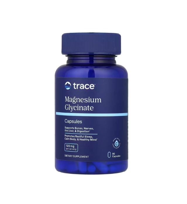 Magnesium Glycinate 120mg 90 Capsule - Trace Minerals [1]