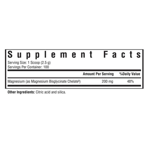 Magnesium Glycinate 200mg Pudra 250g - Seeking Health [2]