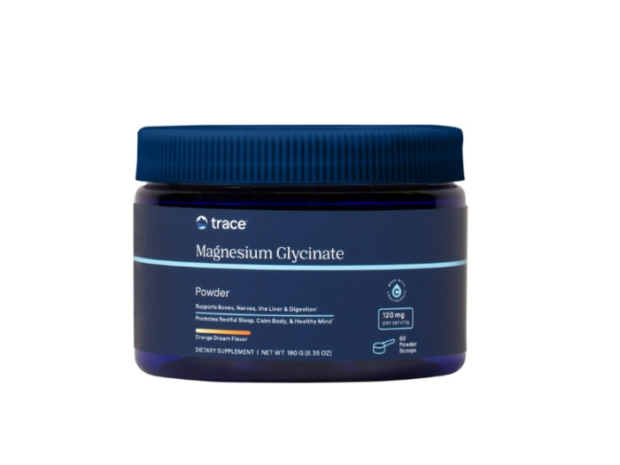 Magnesium Glycinate Powder Orange Dream 180 grame - Trace Minerals [1]