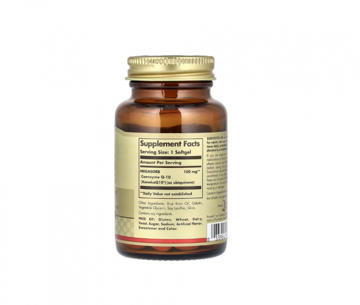 Megasorb CoQ10 100 mg 60 capsule - Solgar [2]