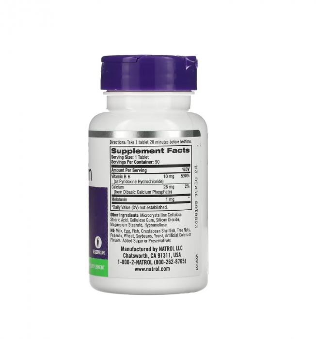 Melatonin 1mg 90 tablets - Natrol [2]
