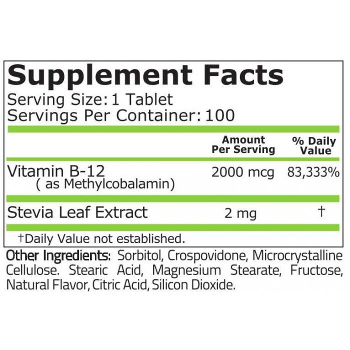 Methyl B-12 100 tablete - Pure Nutrition [2]