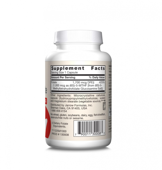 Methyl Folate 1000mcg 100 capsule - Jarrow Formulas [2]