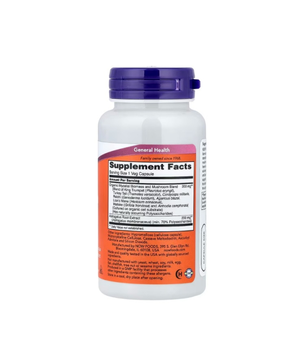 Mushroom Immune Renew 90 capsule - NOW Foods [2]