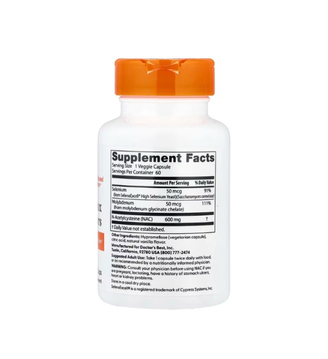 NAC Detox Regulators 60 Capsule - Doctor's Best [2]