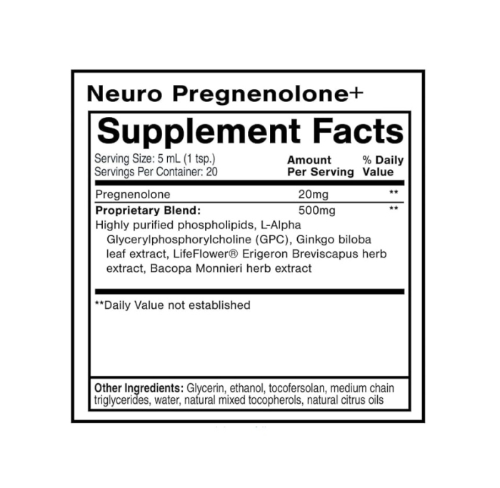 Nanoformulated Neuro Pregnenolone+ 100 ml. - Quicksilver Scientific [2]
