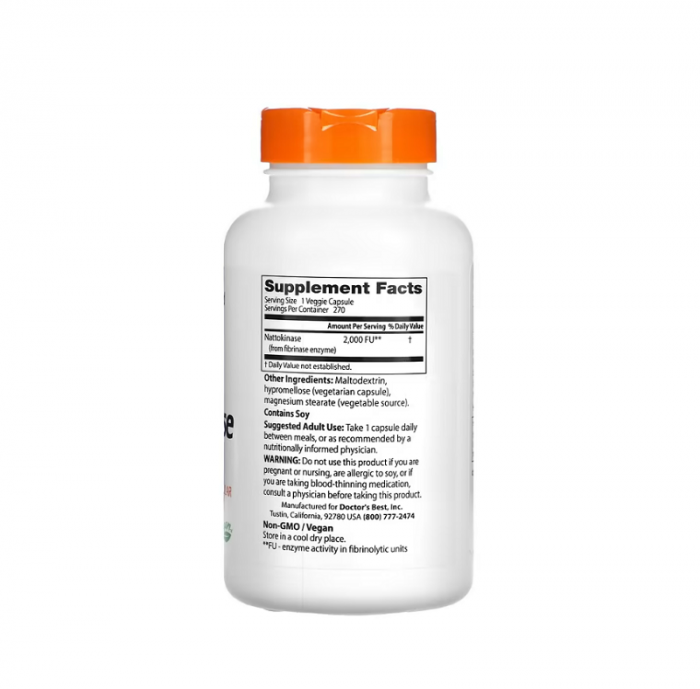 Nattokinase 2000 FUs 270 Capsule - Doctor's Best [2]