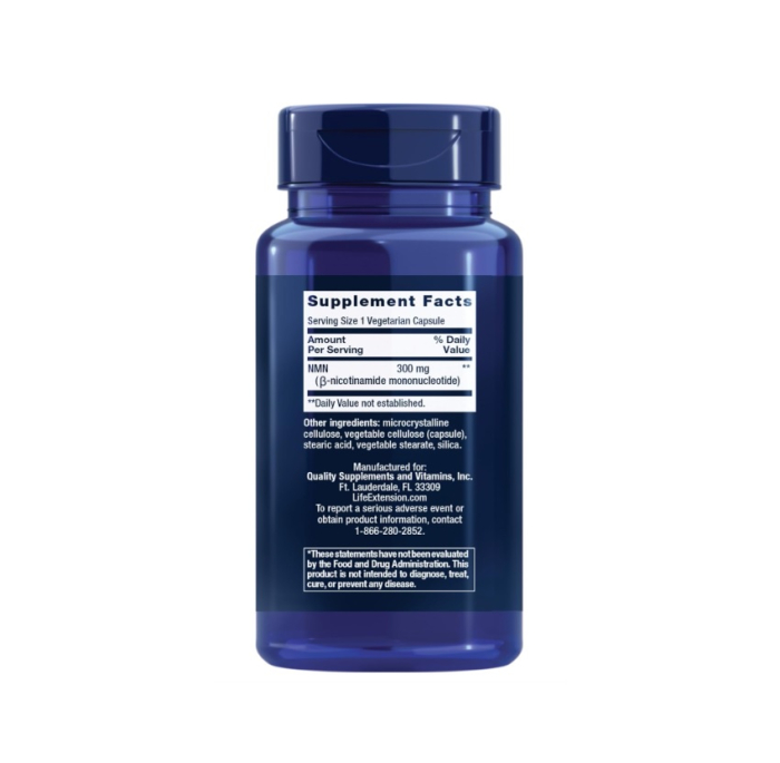 NMN Nicotinamide Mononucleotide 300mg 90 capsule - Life Extension [2]