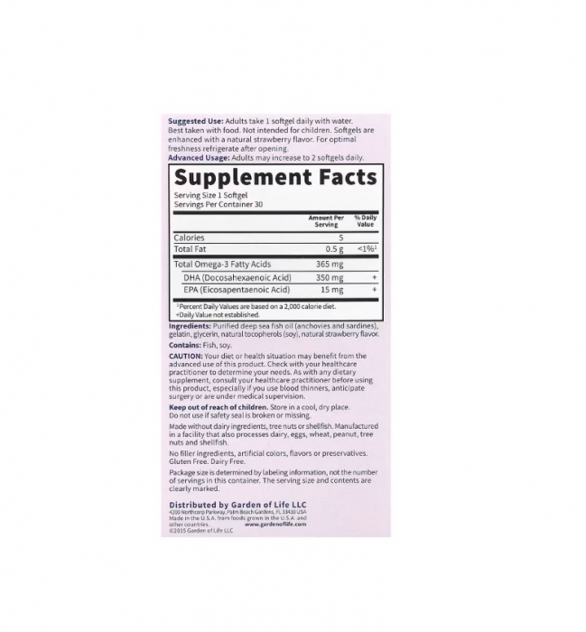 Ocean Mom Prenatal DHA 30 capsule moi - Garden of Life [2]