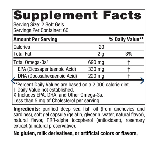 Omega-3 690mg 120 capsule - Nordic Naturals [2]