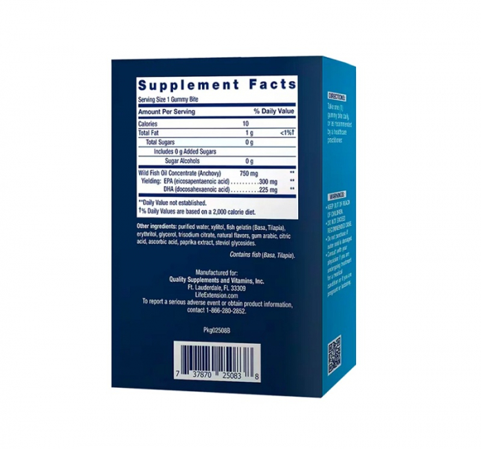 Omega-3 Fish Oil Gummy Bites 36 gummy - Life Extension [2]