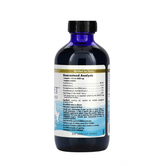 Omega-3 Pet pentru caini talie medie si mare 237 ml - Nordic Naturals [2]